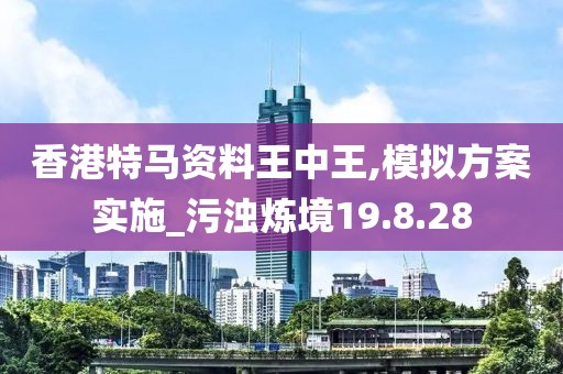 香港特马资料王中王,模拟方案实施_污浊炼境19.8.28
