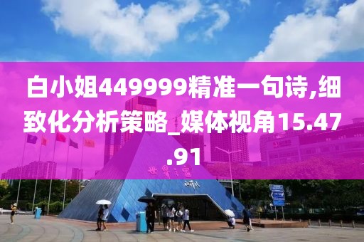 白小姐449999精准一句诗,细致化分析策略_媒体视角15.47.91