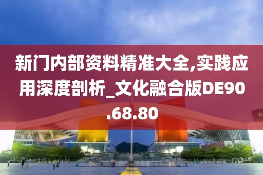 新门内部资料精准大全,实践应用深度剖析_文化融合版DE90.68.80