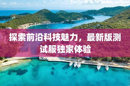 探索前沿科技魅力，最新版测试服独家体验