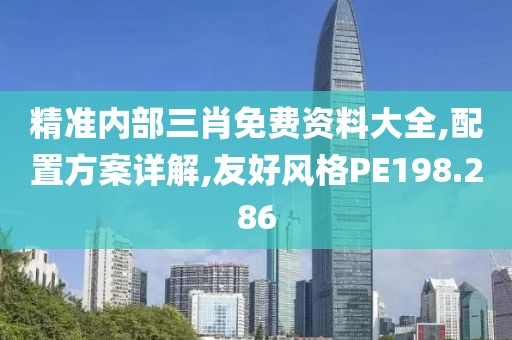 精准内部三肖免费资料大全,配置方案详解,友好风格PE198.286