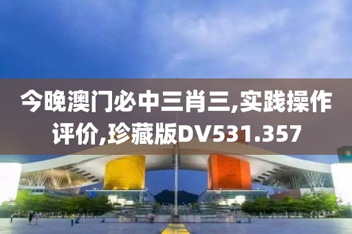 今晚澳门必中三肖三,实践操作评价,珍藏版DV531.357