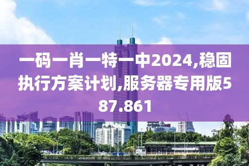 一码一肖一特一中2024,稳固执行方案计划,服务器专用版587.861