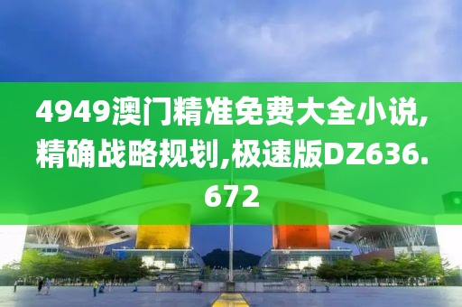 4949澳门精准免费大全小说,精确战略规划,极速版DZ636.672