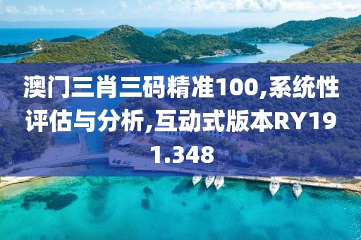 澳门三肖三码精准100,系统性评估与分析,互动式版本RY191.348