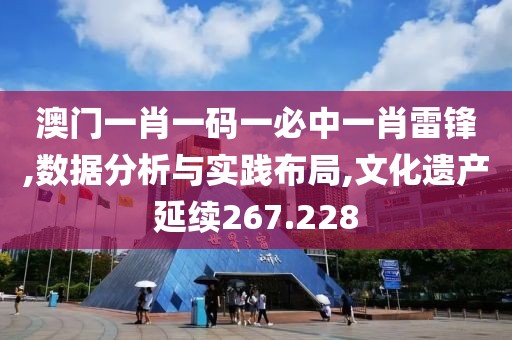 澳门一肖一码一必中一肖雷锋,数据分析与实践布局,文化遗产延续267.228