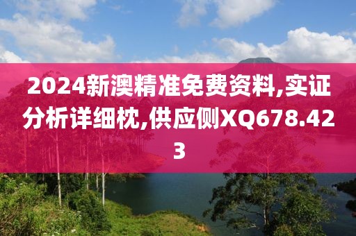 2024新澳精准免费资料,实证分析详细枕,供应侧XQ678.423