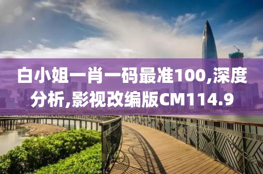 白小姐一肖一码最准100,深度分析,影视改编版CM114.9