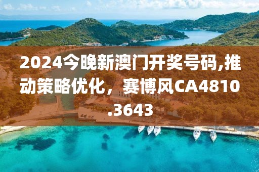 2024今晚新澳门开奖号码,推动策略优化，赛博风CA4810.3643