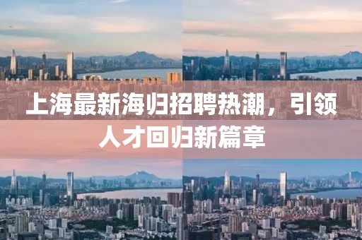 上海最新海归招聘热潮，引领人才回归新篇章