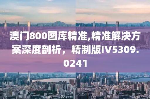 澳门800图库精准,精准解决方案深度剖析，精制版IV5309.0241