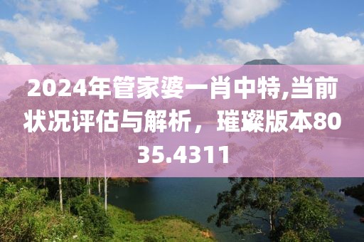 2024年管家婆一肖中特,当前状况评估与解析，璀璨版本8035.4311