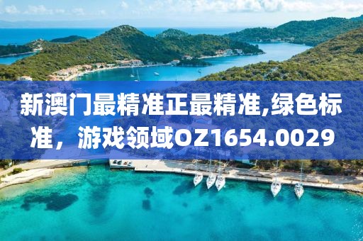 新澳门最精准正最精准,绿色标准，游戏领域OZ1654.0029