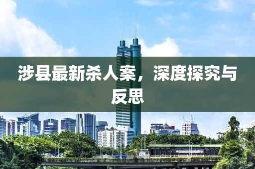 涉县最新杀人案，深度探究与反思