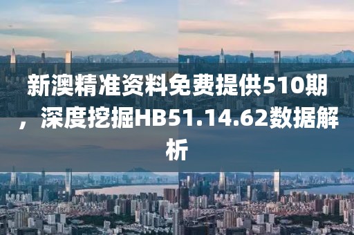 新澳精准资料免费提供510期，深度挖掘HB51.14.62数据解析