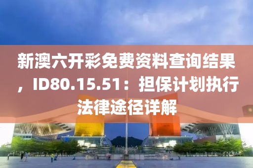 新澳六开彩免费资料查询结果，ID80.15.51：担保计划执行法律途径详解