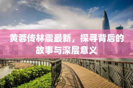 黄蓉传林震最新，探寻背后的故事与深层意义