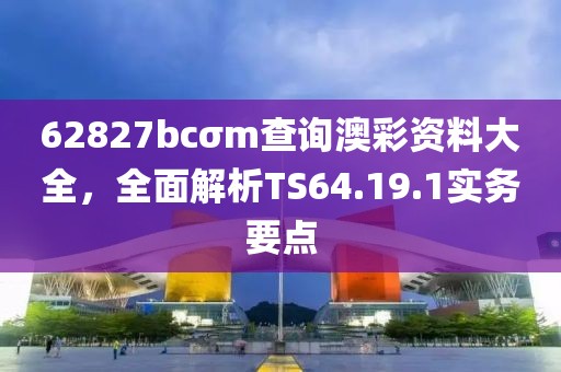 62827bcσm查询澳彩资料大全，全面解析TS64.19.1实务要点