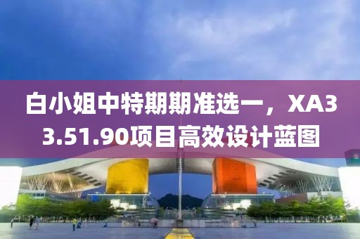 白小姐中特期期准选一，XA33.51.90项目高效设计蓝图