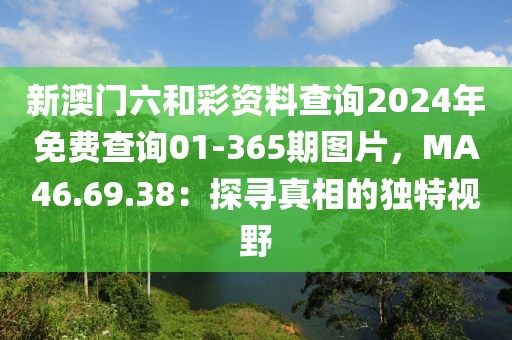 新澳门六和彩资料查询2024年免费查询01-365期图片，MA46.69.38：探寻真相的独特视野