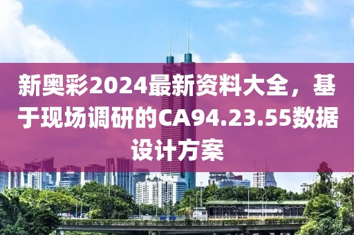 新奥彩2024最新资料大全，基于现场调研的CA94.23.55数据设计方案