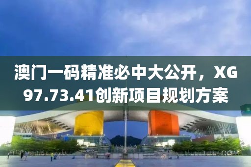 澳门一码精准必中大公开，XG97.73.41创新项目规划方案
