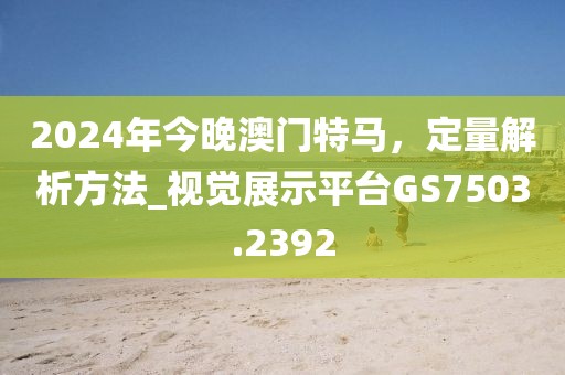 2024年今晚澳门特马，定量解析方法_视觉展示平台GS7503.2392