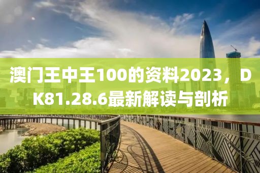 澳门王中王100的资料2023，DK81.28.6最新解读与剖析