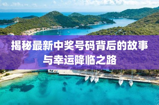 揭秘最新中奖号码背后的故事与幸运降临之路