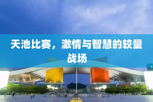 天池比赛，激情与智慧的较量战场
