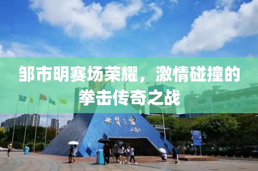 邹市明赛场荣耀，激情碰撞的拳击传奇之战
