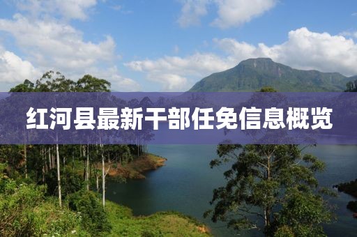 红河县最新干部任免信息概览