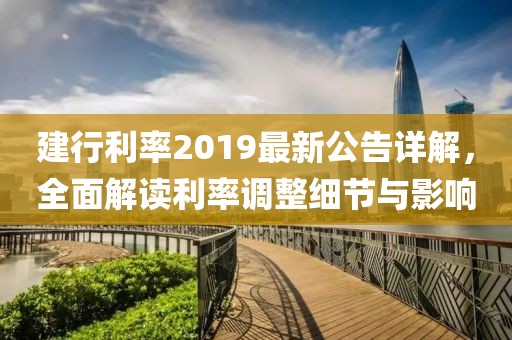 建行利率2019最新公告详解，全面解读利率调整细节与影响