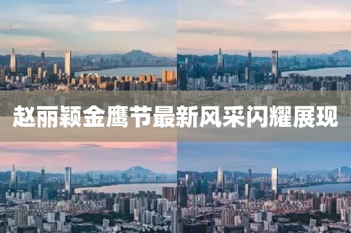 赵丽颖金鹰节最新风采闪耀展现