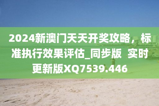 2024新澳门天天开奖攻略，标准执行效果评估_同步版  实时更新版XQ7539.446