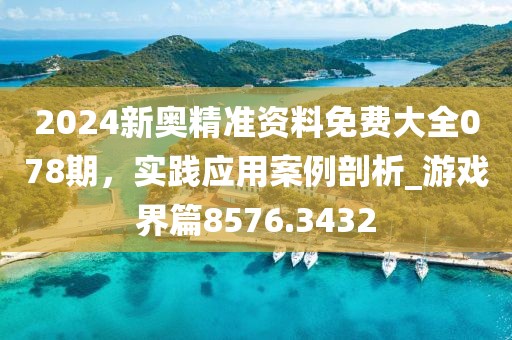 2024新奥精准资料免费大全078期，实践应用案例剖析_游戏界篇8576.3432