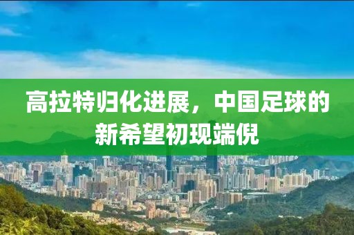 高拉特归化进展，中国足球的新希望初现端倪