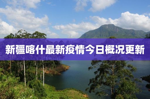 新疆喀什最新疫情今日概况更新