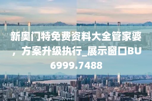 新奥门特免费资料大全管家婆，方案升级执行_展示窗口BU6999.7488