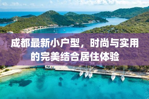 成都最新小户型，时尚与实用的完美结合居住体验