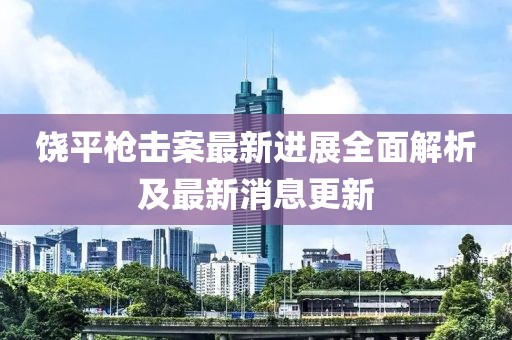 饶平枪击案最新进展全面解析及最新消息更新