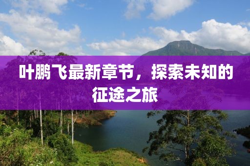 叶鹏飞最新章节，探索未知的征途之旅