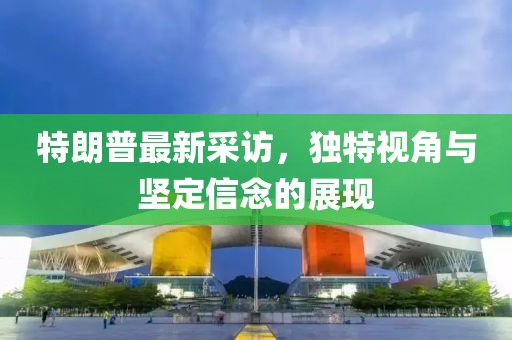 特朗普最新采访，独特视角与坚定信念的展现