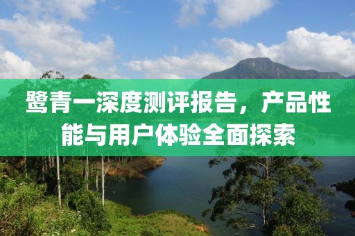 鹭青一深度测评报告，产品性能与用户体验全面探索