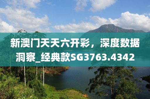 新澳门天天六开彩，深度数据洞察_经典款SG3763.4342