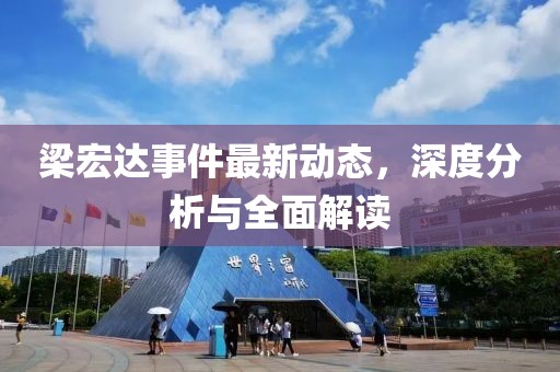 梁宏达事件最新动态，深度分析与全面解读