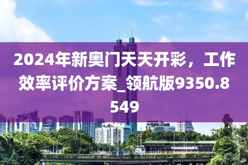 2024年新奥门天天开彩，工作效率评价方案_领航版9350.8549