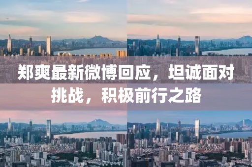 郑爽最新微博回应，坦诚面对挑战，积极前行之路