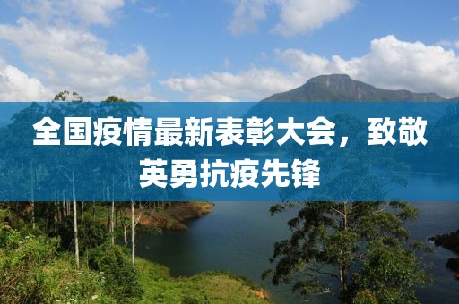 全国疫情最新表彰大会，致敬英勇抗疫先锋
