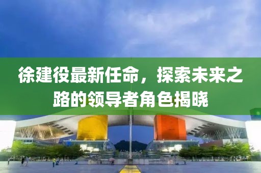 徐建役最新任命，探索未来之路的领导者角色揭晓
